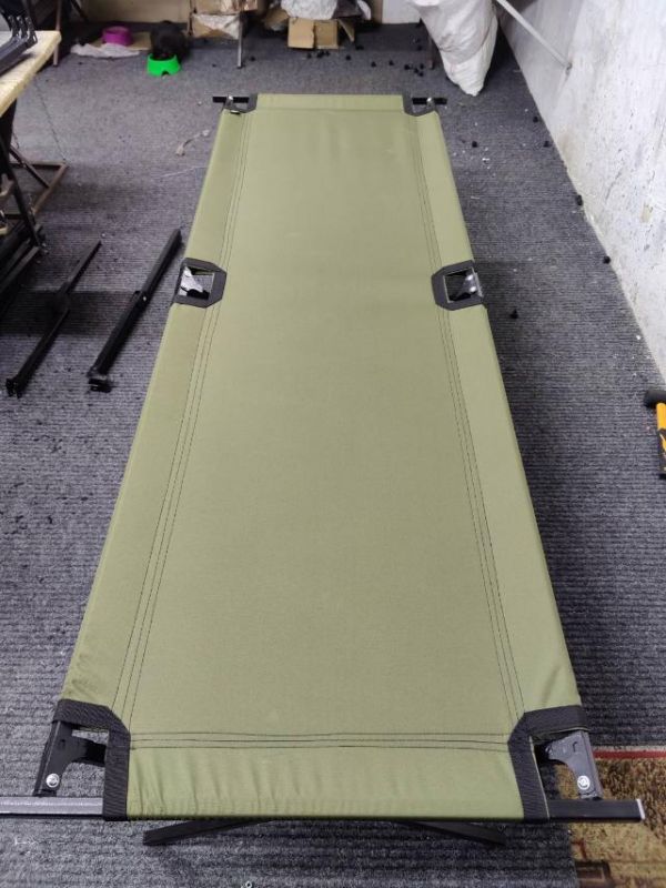 Ліжко 196x67 розкладне військове, розкладачка НАТО, Стандарт, колір олива