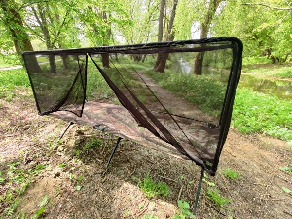 Комплект військовий XL 206x72 захисна (москітна) сітка з стальним каркасом та ліжком